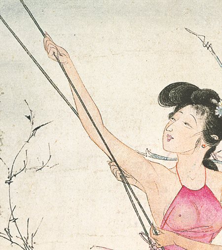 水磨沟-胡也佛的仕女画和最知名的金瓶梅秘戏图